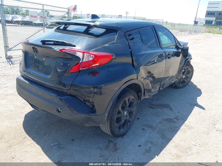 2021 Toyota C-hr VIN JTNKHMBX8M1101995 IAAI salvage auction — FRONT END, Salvage (Texas), sold $3,550 on 2026-07-14 (photo 4)