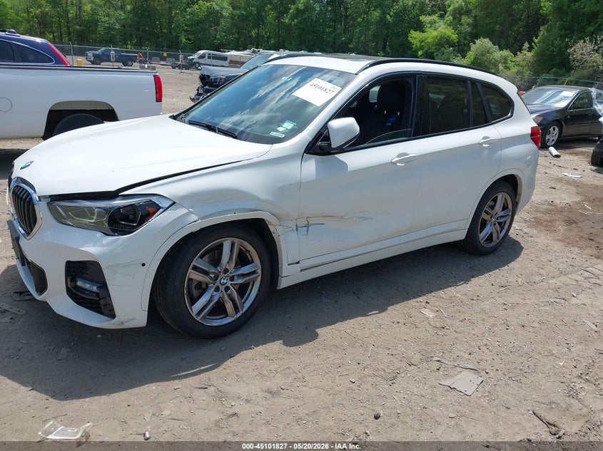 2021 BMW X1 VIN WBXJG9C0XM5U47253 IAAI salvage auction — FRONT END, Salvage Title, sold $11,250 on 2026-08-18 (photo 2)