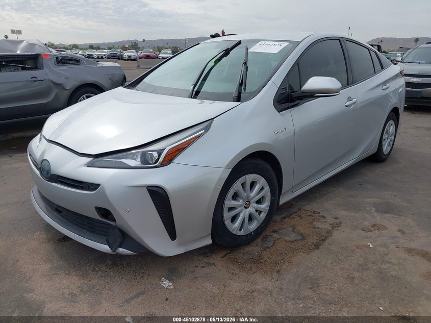 2020 Toyota Prius VIN JTDKARFU3L3112380 IAAI salvage auction — REAR END, Salvage (Arizona), sold $4,750 on 2026-07-28 (photo 2)
