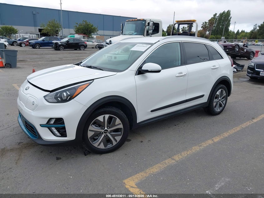 2020 Kia Niro VIN KNDCC3LG9L5047548 IAAI salvage auction — RIGHT FRONT, Salvage (California), sold $6,500 on 2026-07-27 (photo 2)