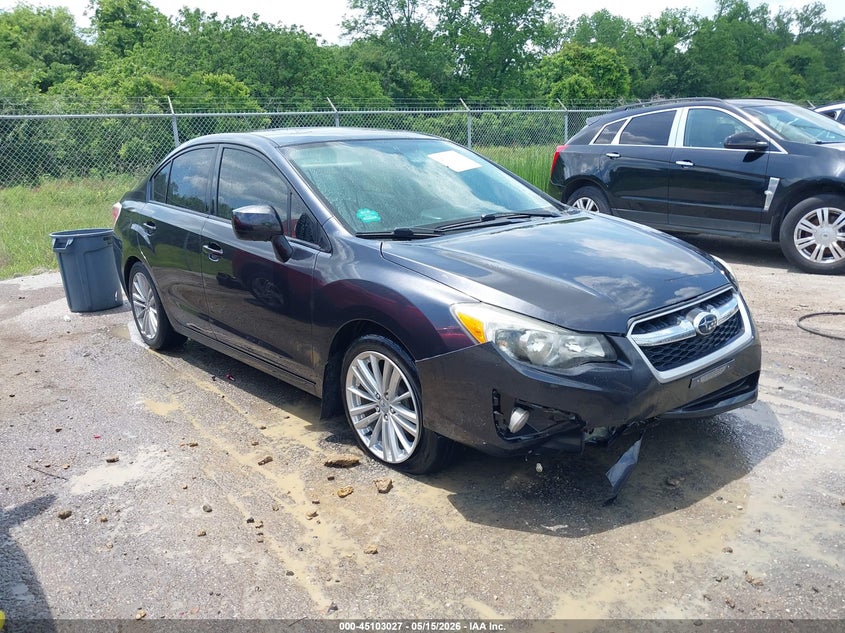 2013 Subaru Impreza VIN JF1GJAD61DH033750 IAAI salvage auction — FRONT END, Salvage (Louisiana), sold $400 on 2026-07-21 (photo 1)