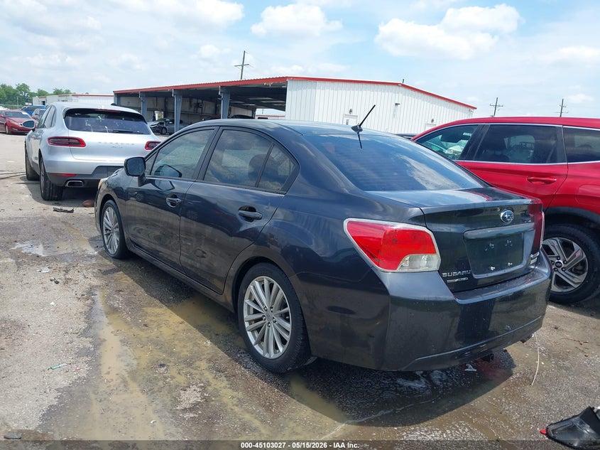 2013 Subaru Impreza VIN JF1GJAD61DH033750 IAAI salvage auction — FRONT END, Salvage (Louisiana), sold $400 on 2026-07-21 (photo 3)