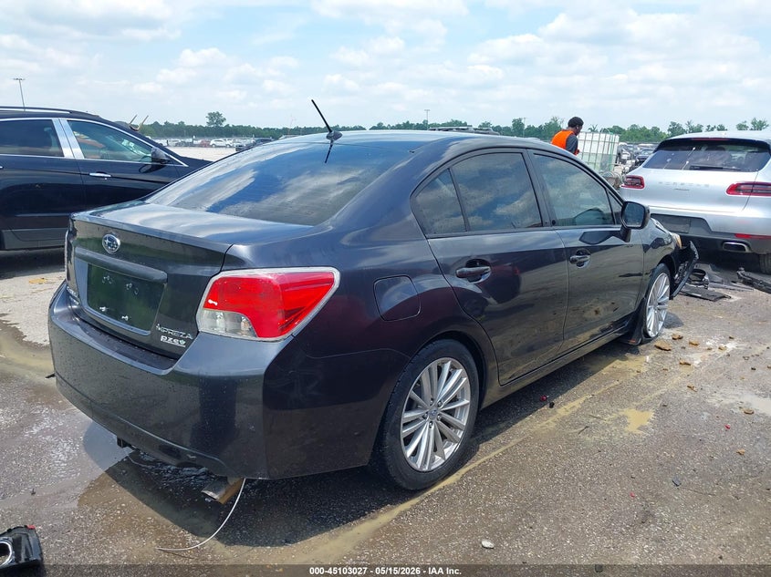 2013 Subaru Impreza VIN JF1GJAD61DH033750 IAAI salvage auction — FRONT END, Salvage (Louisiana), sold $400 on 2026-07-21 (photo 4)