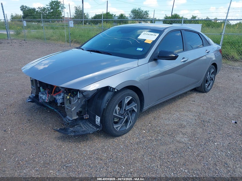 2025 Hyundai Elantra VIN KMHLM4DJ3SU164524 IAAI salvage auction — FRONT END, Salvage Title, sold $8,125 on 2026-08-23 (photo 2)