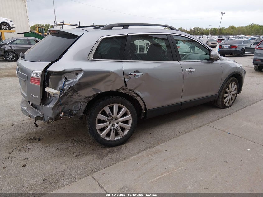 2010 Mazda Cx-9 VIN JM3TB2MA0A0213187 IAAI salvage auction — FRONT & REAR, Salvage (Illinois), sold $800 on 2026-07-14 (photo 4)