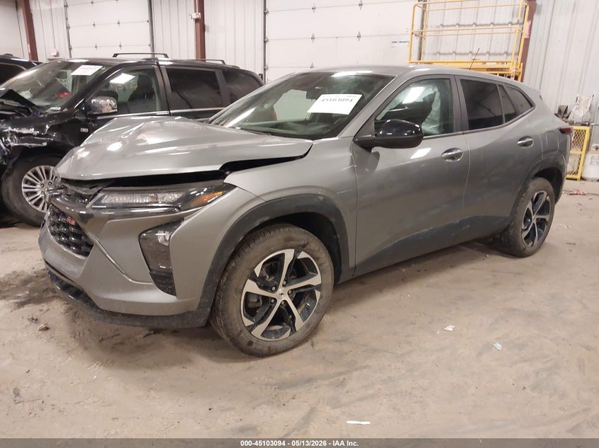 2025 Chevrolet Trax VIN KL77LGEP6SC267064 IAAI salvage auction — FRONT END, Salvage (Michigan), sold $3,750 on 2026-07-21 (photo 2)