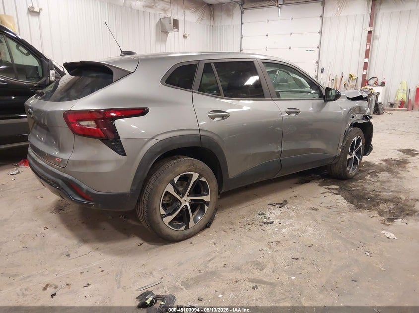 2025 Chevrolet Trax VIN KL77LGEP6SC267064 IAAI salvage auction — FRONT END, Salvage (Michigan), sold $3,750 on 2026-07-21 (photo 4)