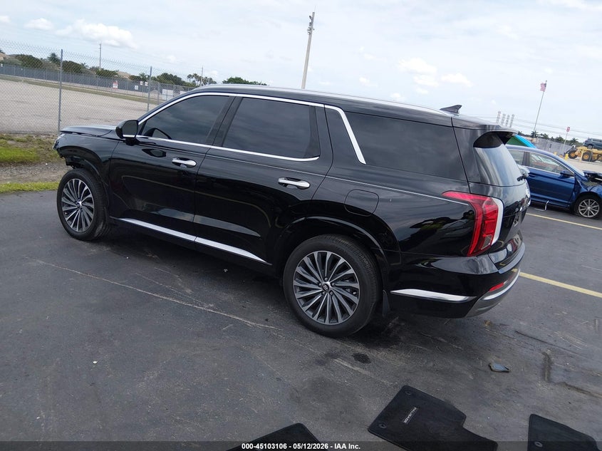 2025 Hyundai Palisade VIN KM8R74GE1SU846673 IAAI salvage auction — LEFT FRONT, Rebuildable (Florida), sold $18,600 on 2026-07-23 (photo 3)
