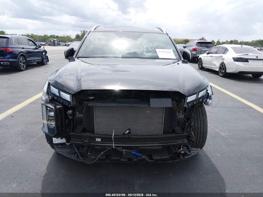 2025 Hyundai Palisade VIN KM8R74GE1SU846673 IAAI salvage auction — LEFT FRONT, Rebuildable (Florida), sold $18,600 on 2026-07-23 (photo 6)