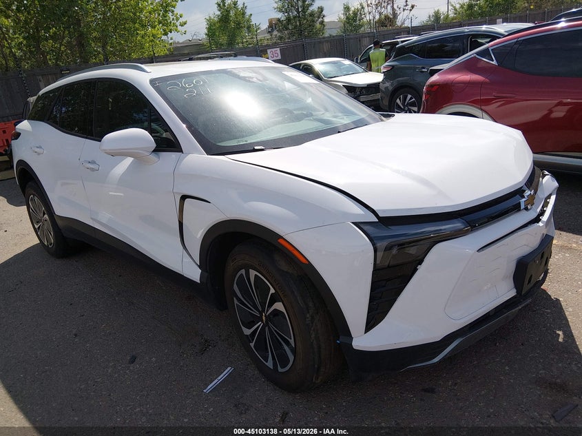 2025 Chevrolet Blazer ev VIN 3GNKDGRJ5SS109915 IAAI salvage auction — LEFT FRONT, Salvage Title, sold $8,200 on 2026-07-28 (photo 1)