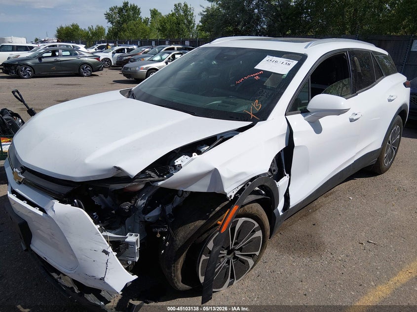 2025 Chevrolet Blazer ev VIN 3GNKDGRJ5SS109915 IAAI salvage auction — LEFT FRONT, Salvage Title, sold $8,200 on 2026-07-28 (photo 2)