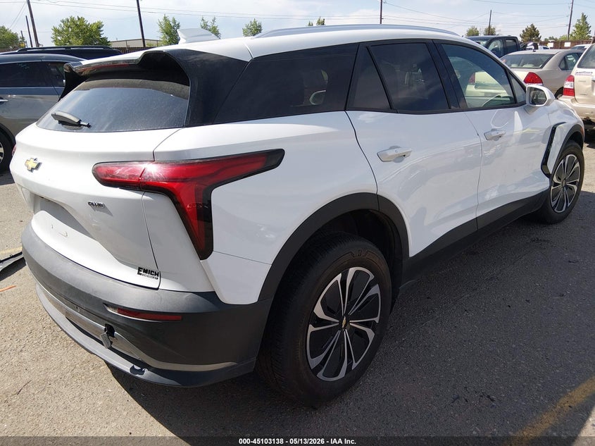 2025 Chevrolet Blazer ev VIN 3GNKDGRJ5SS109915 IAAI salvage auction — LEFT FRONT, Salvage Title, sold $8,200 on 2026-07-28 (photo 4)