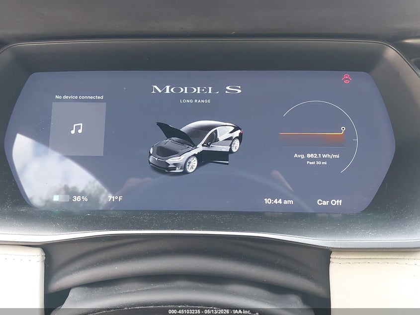 2019 Tesla Model s VIN 5YJSA1E20KF333101 IAAI salvage auction — HAIL, Salvage (Ohio), sold $12,550 on 2026-07-13 (photo 7)