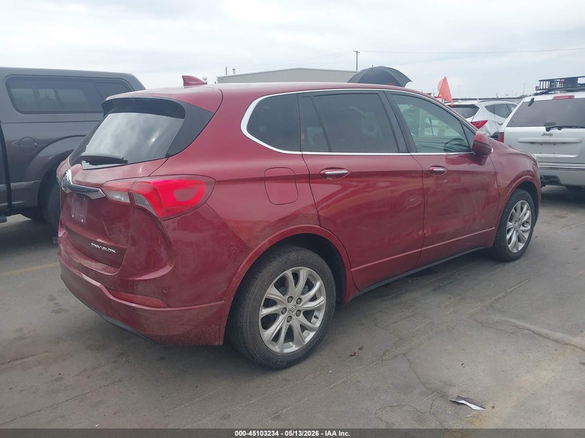 2020 Buick Envision VIN LRBFXBSA9LD157982 IAAI salvage auction — FRONT END, Salvage (Utah), sold $2,200 on 2026-07-10 (photo 4)