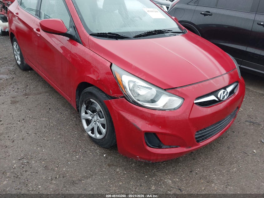 2012 Hyundai Accent VIN KMHCT4AE0CU122047 IAAI salvage auction — RIGHT FRONT, Clear (Oklahoma), sold $1,125 on 2026-07-07 (photo 6)