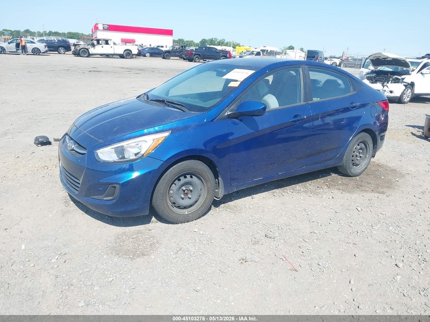 2015 Hyundai Accent VIN KMHCT4AE7FU938368 IAAI salvage auction — RIGHT SIDE, Clear (Arkansas), sold $800 on 2026-07-08 (photo 2)
