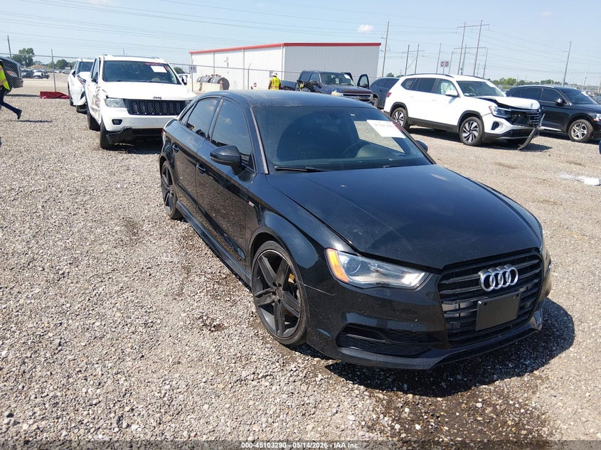 2016 Audi A3 VIN WAUA7GFF7G1050562 IAAI salvage auction — WATER/FLOOD, Certificate Of Destruction (Louisiana), sold $1,100 on 2026-07-22 (photo 1)