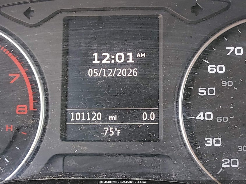 2016 Audi A3 VIN WAUA7GFF7G1050562 IAAI salvage auction — WATER/FLOOD, Certificate Of Destruction (Louisiana), sold $1,100 on 2026-07-22 (photo 6)