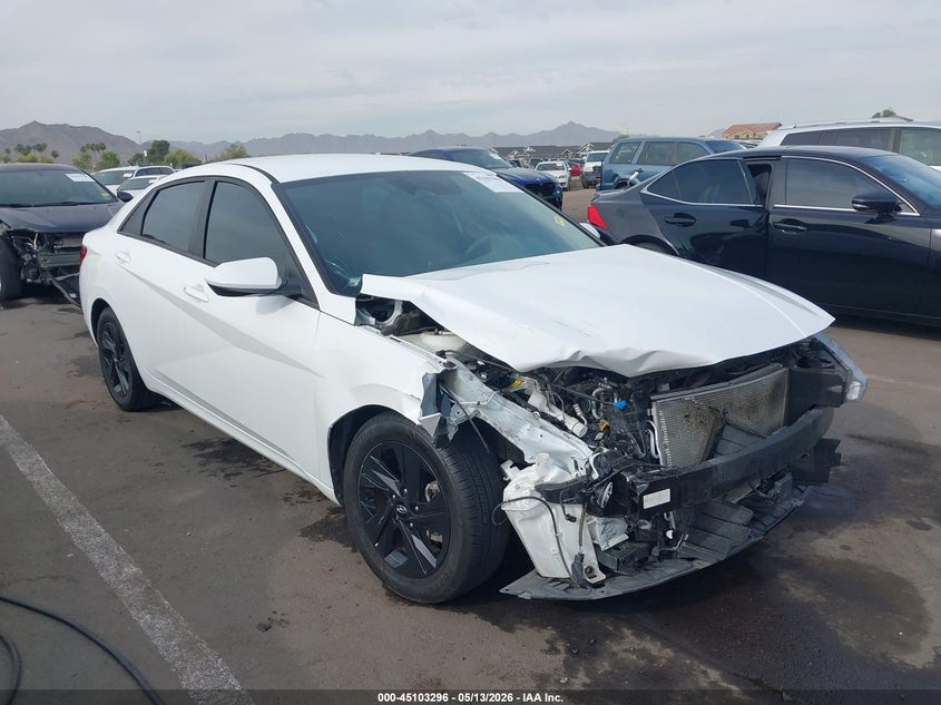 2022 Hyundai Elantra VIN 5NPLS4AG3NH062576 IAAI salvage auction — RIGHT FRONT, Salvage (Arizona), sold $3,800 on 2026-07-07 (photo 6)