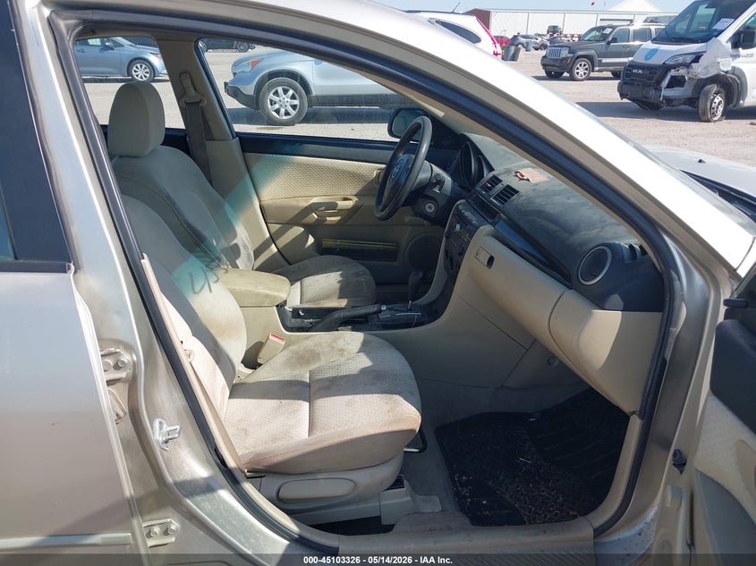 2006 Mazda 3 VIN JM1BK12G761534179 IAAI salvage auction — LEFT SIDE, Salvage (Texas), sold $275 on 2026-07-15 (photo 5)