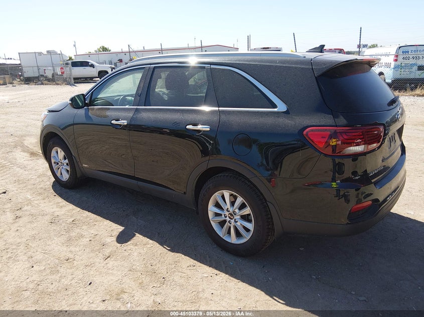 2019 Kia Sorento VIN 5XYPGDA3XKG452044 IAAI salvage auction — FRONT END, Salvage (Nebraska), sold $2,450 on 2026-07-16 (photo 3)