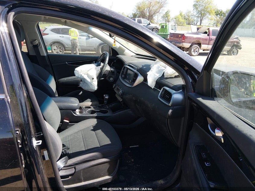 2019 Kia Sorento VIN 5XYPGDA3XKG452044 IAAI salvage auction — FRONT END, Salvage (Nebraska), sold $2,450 on 2026-07-16 (photo 5)
