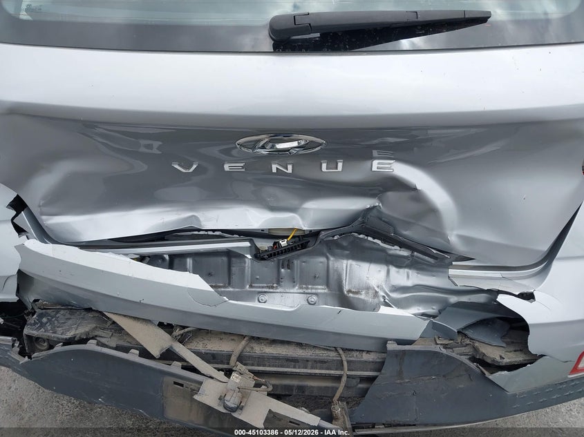 2020 Hyundai Venue VIN KMHRB8A34LU041037 IAAI salvage auction — REAR END, Salvage (California), sold $3,000 on 2026-07-09 (photo 6)