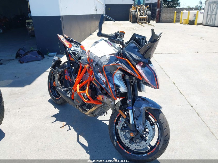 2023 Ktm VIN VBKV69404PM967411 IAAI salvage auction — FRONT END, Salvage (California), sold $25 on 2026-07-29 (photo 1)