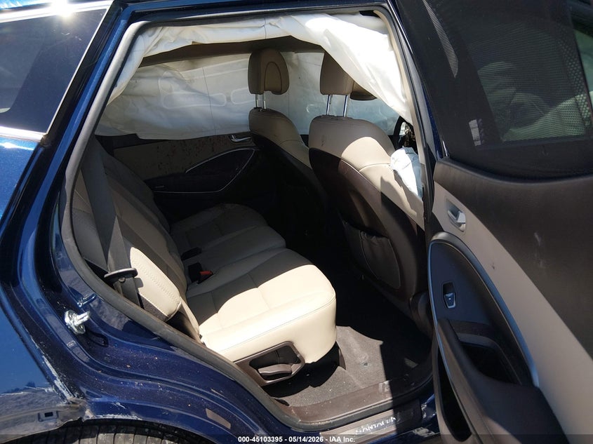 2018 Hyundai Santa fe VIN 5XYZU3LBXJG548545 IAAI salvage auction — LEFT SIDE, Salvage (Alabama), sold $600 on 2026-07-16 (photo 8)