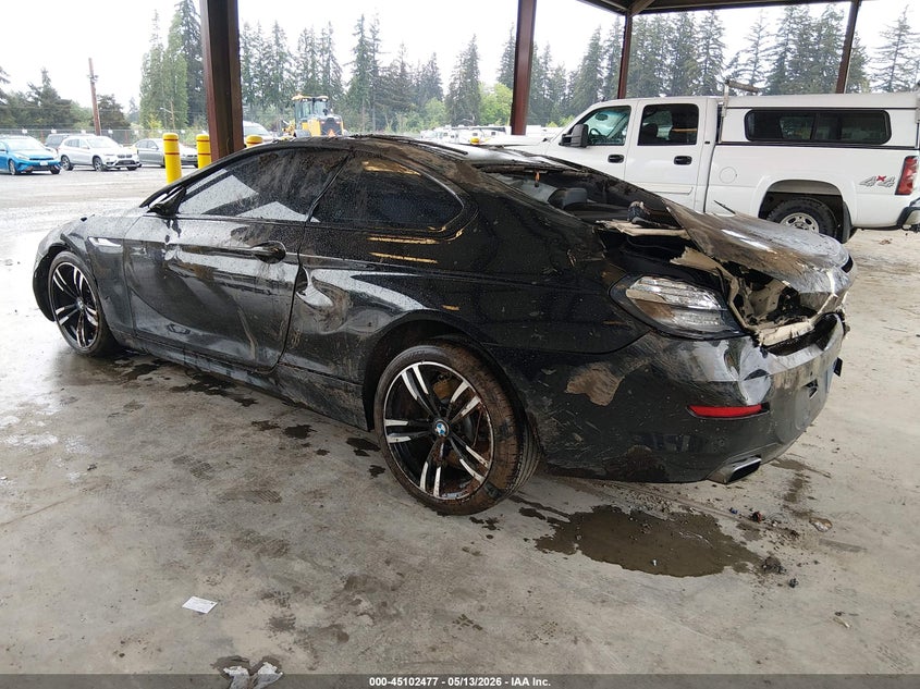 2014 BMW 6er VIN WBAYM1C53ED325064 IAAI salvage auction — ROLLOVER, Bill Of Sale (Washington), sold $2,700 on 2026-07-15 (photo 3)
