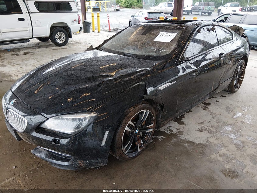 2014 BMW 6er VIN WBAYM1C53ED325064 IAAI salvage auction — ROLLOVER, Bill Of Sale (Washington), sold $2,700 on 2026-07-15 (photo 6)