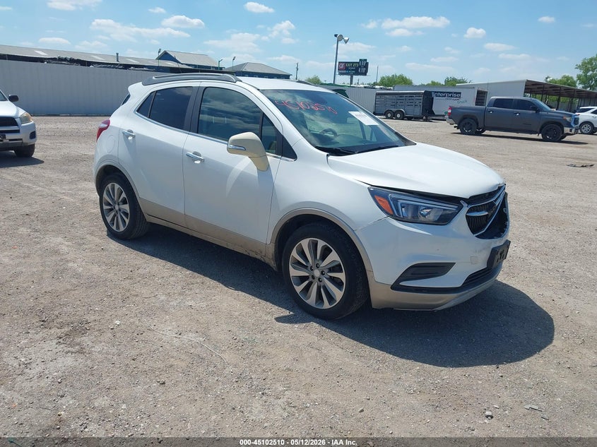 2017 Buick Encore VIN KL4CJASBXHB252878 IAAI salvage auction — FRONT END, Original (Texas), sold $2,750 on 2026-07-08 (photo 1)
