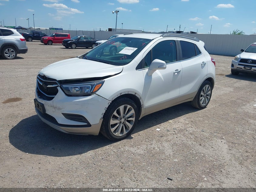 2017 Buick Encore VIN KL4CJASBXHB252878 IAAI salvage auction — FRONT END, Original (Texas), sold $2,750 on 2026-07-08 (photo 2)
