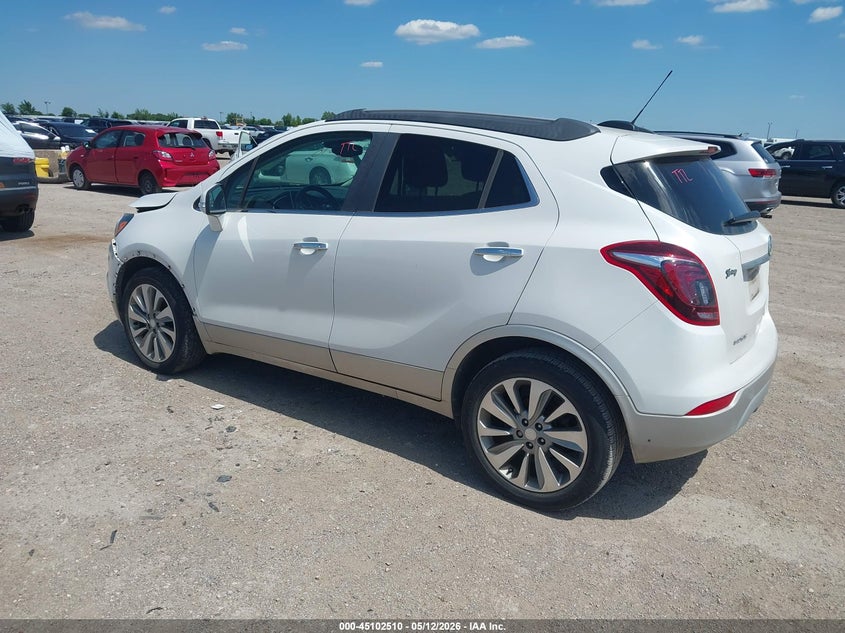 2017 Buick Encore VIN KL4CJASBXHB252878 IAAI salvage auction — FRONT END, Original (Texas), sold $2,750 on 2026-07-08 (photo 3)