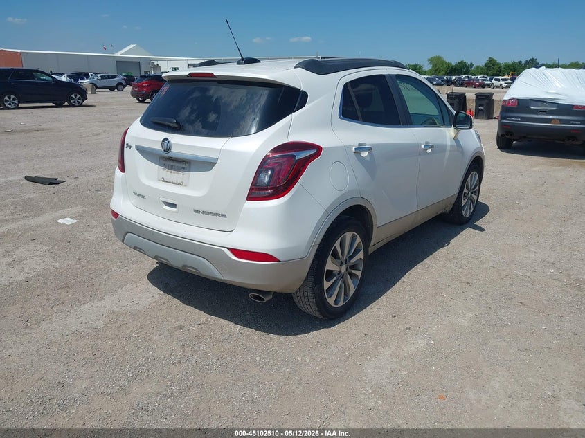 2017 Buick Encore VIN KL4CJASBXHB252878 IAAI salvage auction — FRONT END, Original (Texas), sold $2,750 on 2026-07-08 (photo 4)