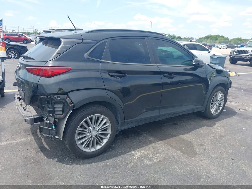2021 Hyundai Kona VIN KM8K22AAXMU598940 IAAI salvage auction — FRONT & REAR, Certificate Of Destruction (Florida), sold $3,000 on 2026-07-30 (photo 4)