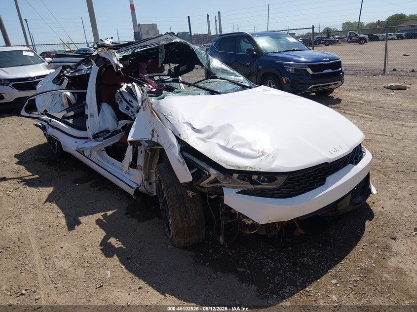 2023 Kia K5 VIN 5XXG64J21PG208191 IAAI salvage auction — ROLLOVER, Salvage (Indiana), sold $1,500 on 2026-07-08 (photo 1)