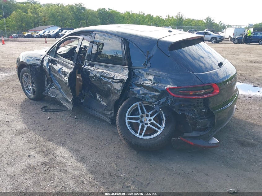 2017 Porsche Macan VIN WP1AA2A52HLB81540 IAAI salvage auction — LEFT SIDE, Salvage - Greater Than 75% (Maryland), sold $2,100 on 2026-07-21 (photo 3)