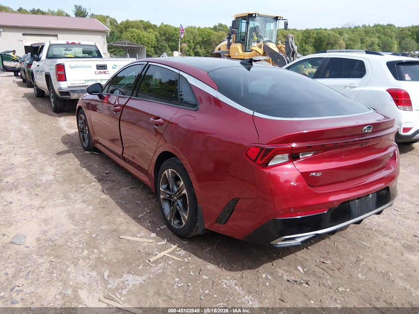 2021 Kia K5 VIN 5XXG34J26MG016625 IAAI salvage auction — HAIL, Clear Claim Paid (Wisconsin), sold $6,125 on 2026-07-08 (photo 3)