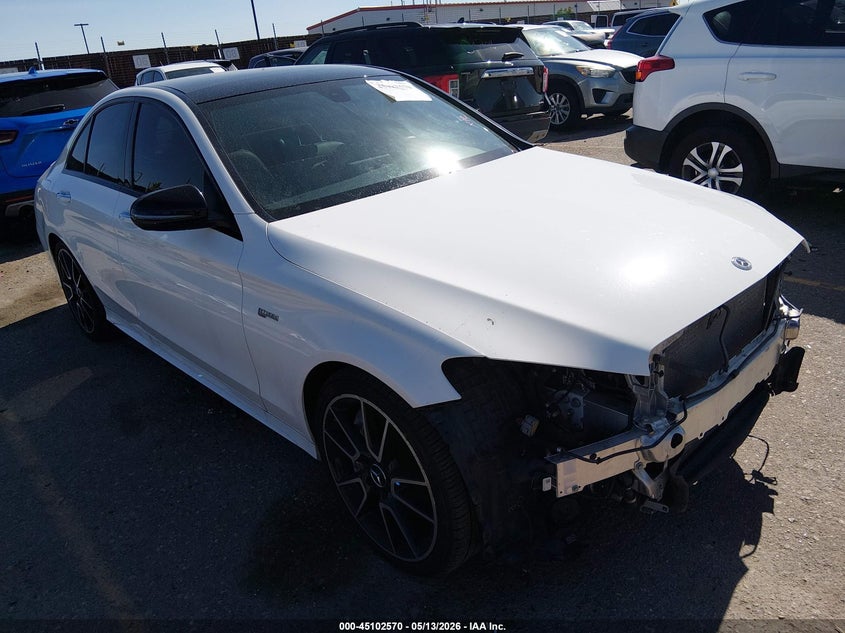 2018 Mercedes-benz C class VIN 55SWF6EB1JU275559 — IAAI salvage auction photo