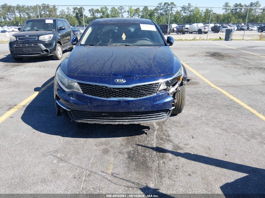 2018 Kia Optima VIN 5XXGT4L14JG229363 IAAI salvage auction — FRONT END, Salvage (South Carolina), sold $925 on 2026-07-29 (photo 6)