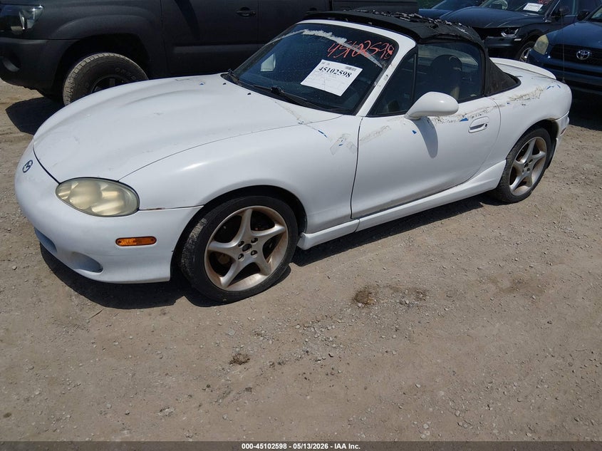 2001 Mazda Mx-5 miata VIN JM1NB353510207683 IAAI salvage auction — NORMAL WEAR, Bill Of Sale (Kentucky), sold $325 on 2026-07-29 (photo 2)