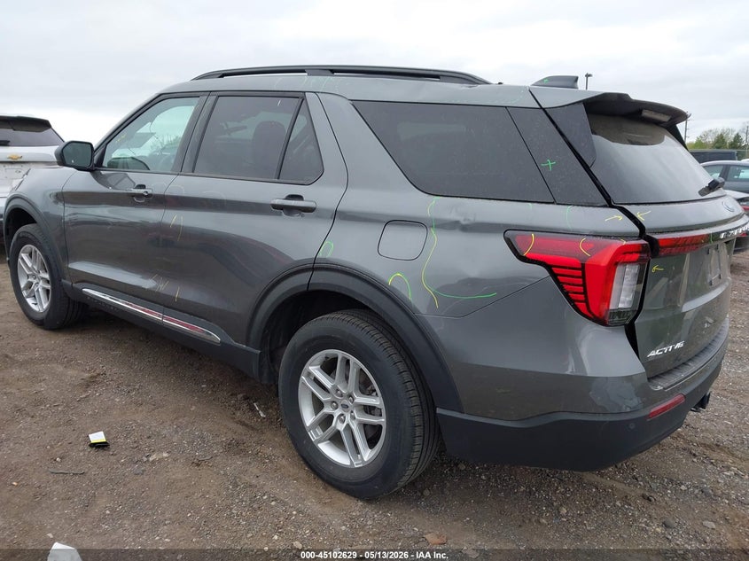 2025 Ford Explorer VIN 1FMUK8DH0SGC78932 IAAI salvage auction — ALL OVER, Clear (Michigan), sold $14,975 on 2026-07-30 (photo 3)