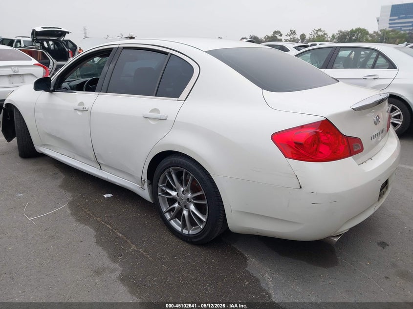 2007 Infiniti G VIN JNKBV61E17M722778 IAAI salvage auction — THEFT, Salvage (California), sold $675 on 2026-08-03 (photo 3)