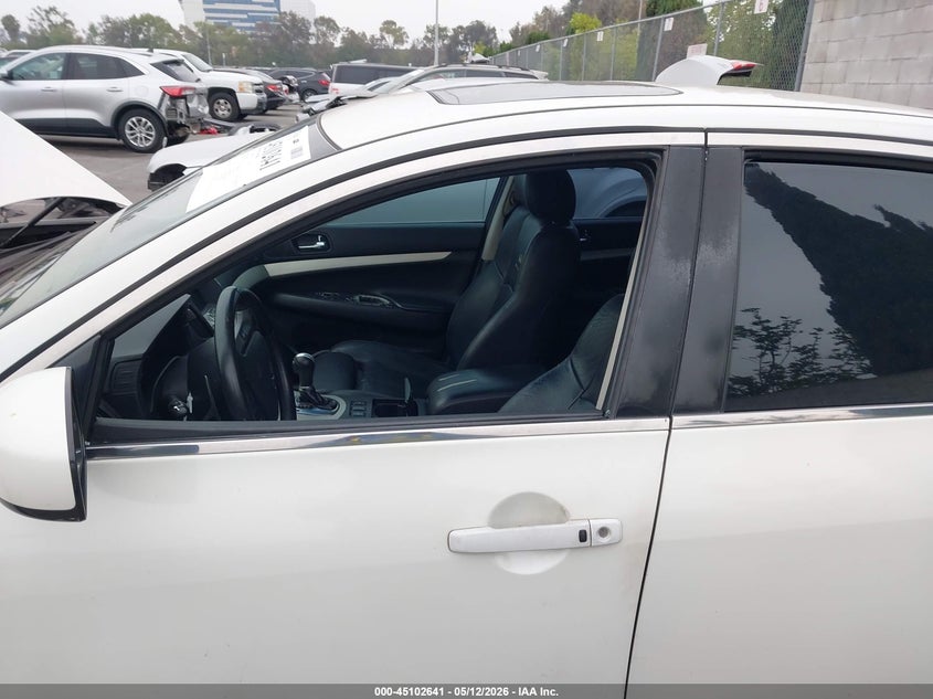 2007 Infiniti G VIN JNKBV61E17M722778 IAAI salvage auction — THEFT, Salvage (California), sold $675 on 2026-08-03 (photo 6)
