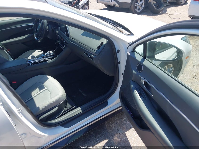 2021 Hyundai Sonata VIN 5NPEF4JA7MH077816 IAAI salvage auction — SIDE, Salvage (Texas), sold $4,850 on 2026-07-29 (photo 5)