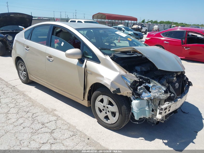 2010 Toyota Prius VIN JTDKN3DUXA0052987 IAAI salvage auction — FRONT END, Original (Texas), sold $175 on 2026-07-20 (photo 1)