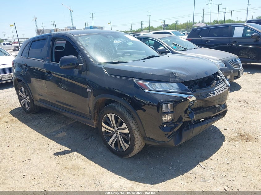 2025 Mitsubishi Outlander VIN JA4ARUAUXSU014738 IAAI salvage auction — FRONT END, Original (Texas), sold $5,500 on 2026-08-03 (photo 1)