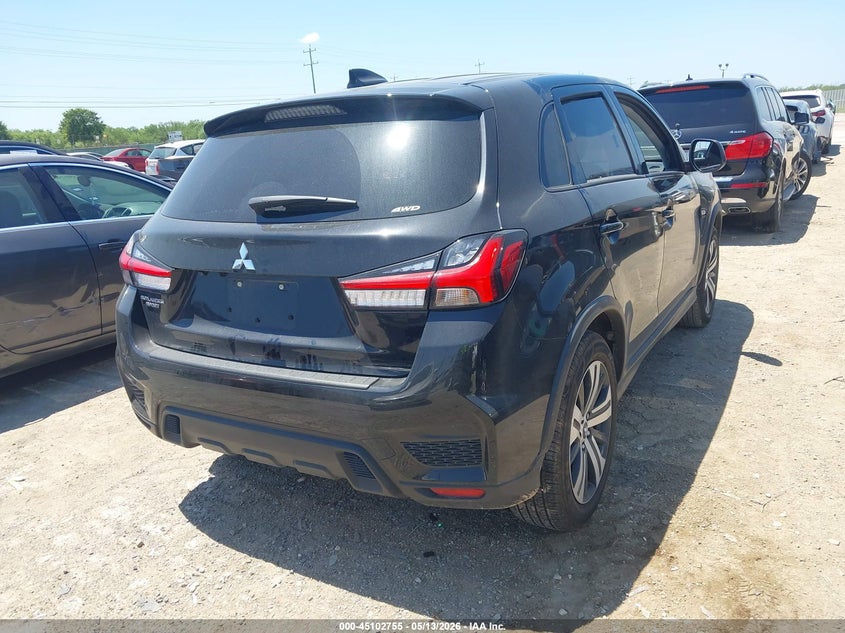 2025 Mitsubishi Outlander VIN JA4ARUAUXSU014738 IAAI salvage auction — FRONT END, Original (Texas), sold $5,500 on 2026-08-03 (photo 4)
