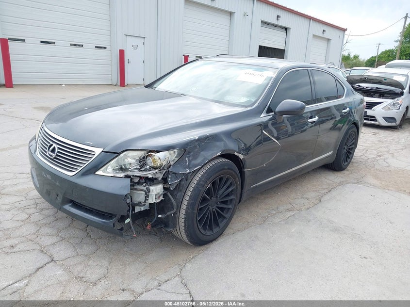 2007 Lexus Ls 460 VIN JTHBL46F975032945 IAAI salvage auction — LEFT FRONT, Salvage (Illinois), sold $1,650 on 2026-07-28 (photo 2)